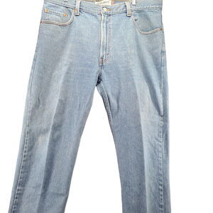 Levi 505 Mens Jeans Blue Size 40 100% Cotton Button Zip Close Pockets RegularFit